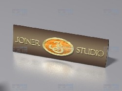 3d логотип Joiner Studio